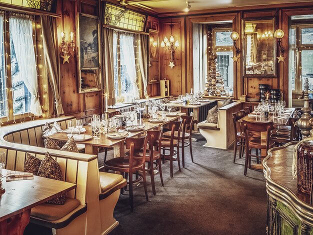 Das reizvolle und heimelige Restaurant Alte Post in Davos. | © Davos Klosters Mountains