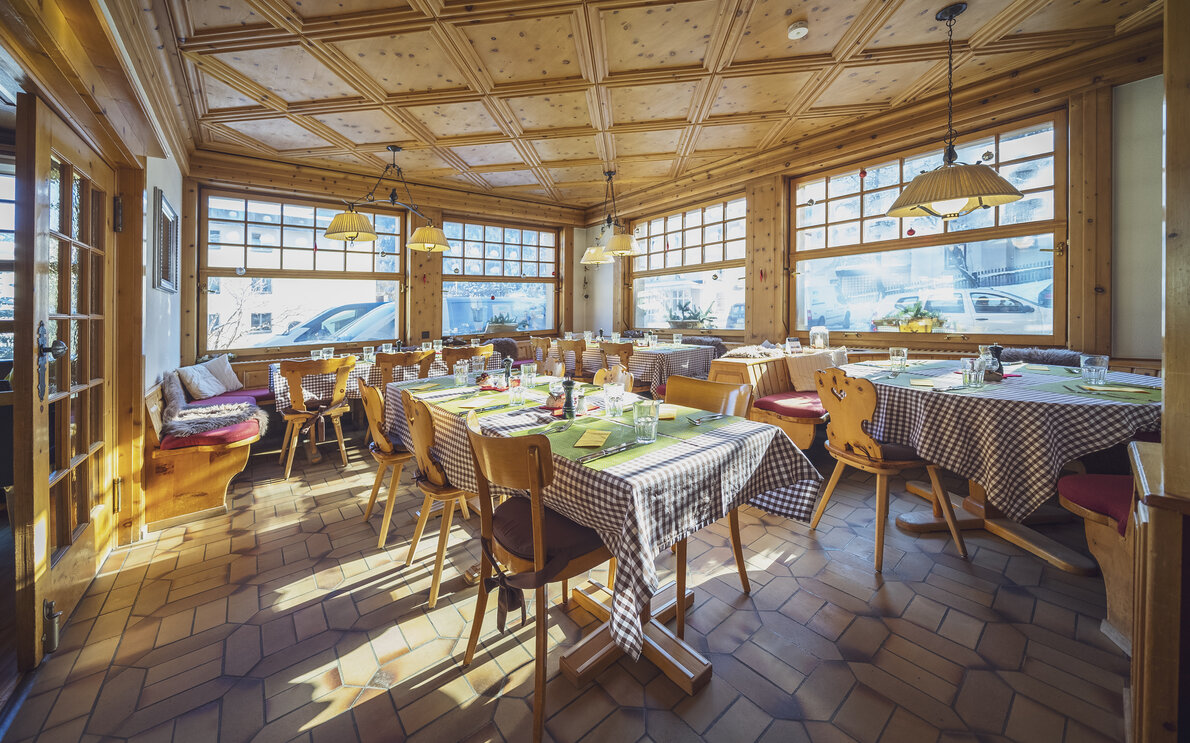 Das traditionelle und rustikale Arbenstübli im Restaurant Giovadin. | © Davos Klosters Mountains