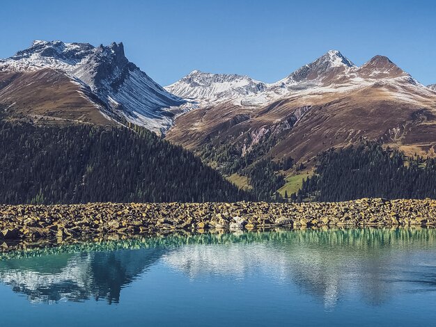 Nüllisee mit Blick auf das Bärental | © Davos Klosters Mountains