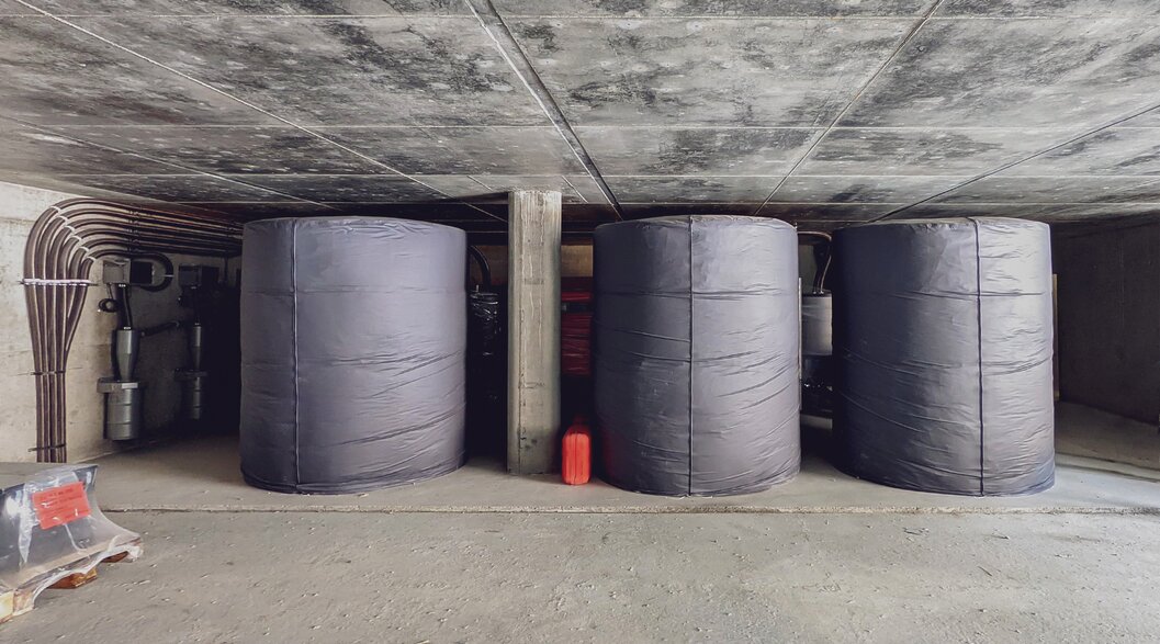 Boiler during the construction of the Hotel National | © Davos Klosters Mountains
