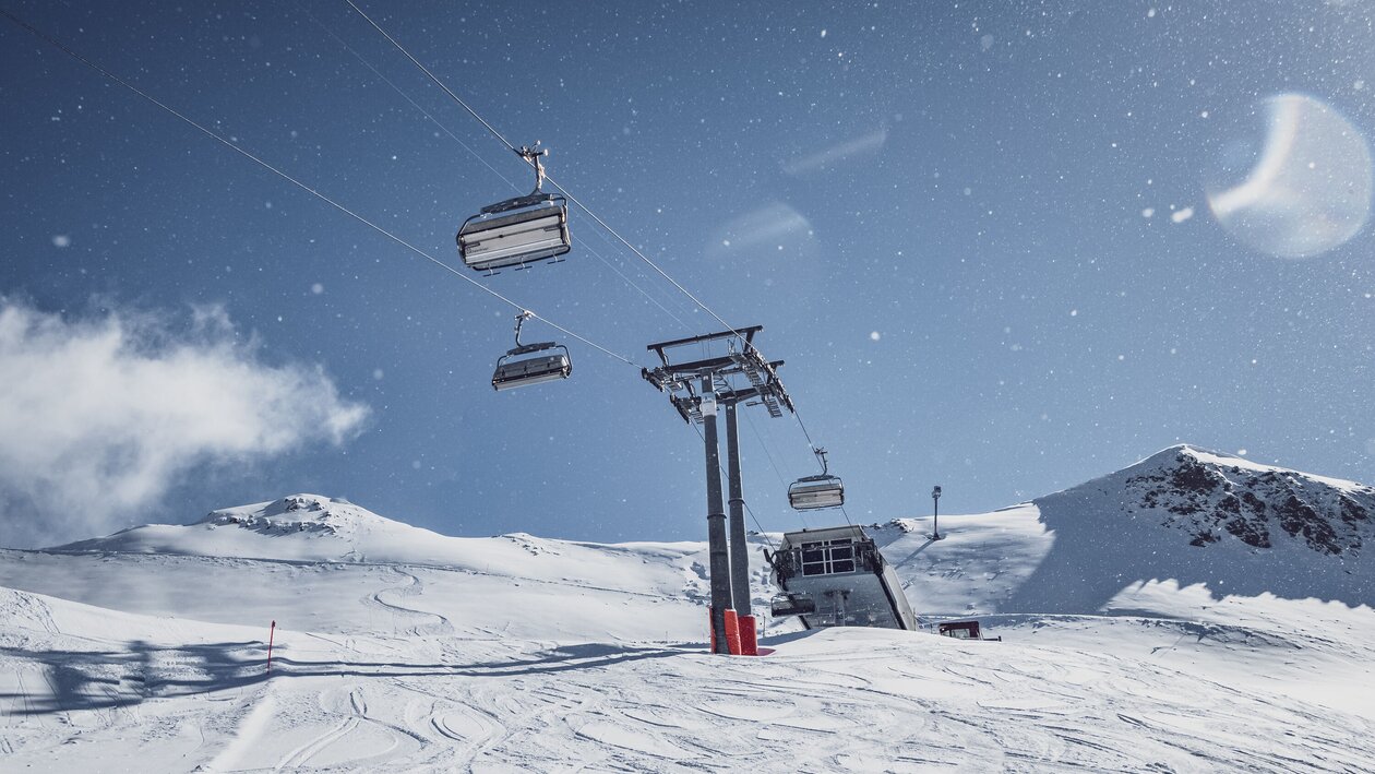 Die letzten Meter des Sessellift Clavadeler Bubble am Jakobshorn. | © Davos Klosters Mountains