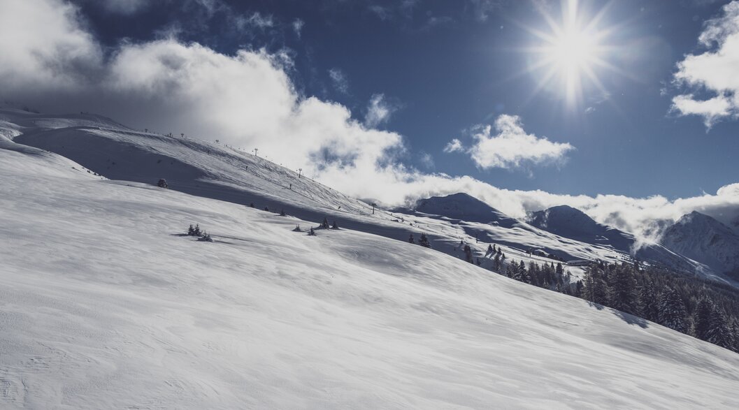 Snowy winter landscape in the ski area Jakobshorn. | © Davos Klosters Mountains