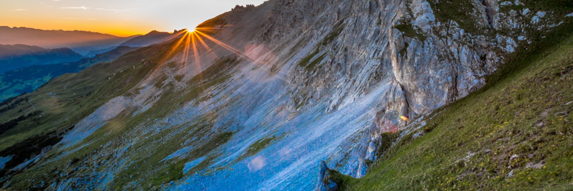 Evening atmosphere on the Madrisa | © Davos Klosters Mountains Beautiful sunset on Madrisa | © Davos Klosters Mountains
