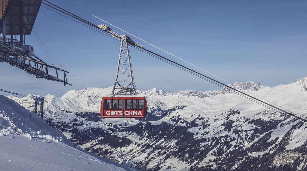Gotschna Bergstation | © Davos Klosters Mountains Gotschnabahn befördert Gäste zur Gotschna Bergstation. | © Davos Klosters Mountains