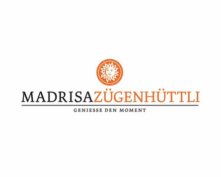 The Zügenhüttli logo is adorned by a sun. | © Davos Klosters Mountains
