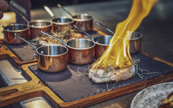 Entrecôte in the restaurant Stall Valär in Davos Platz | © Davos Klosters Mountains