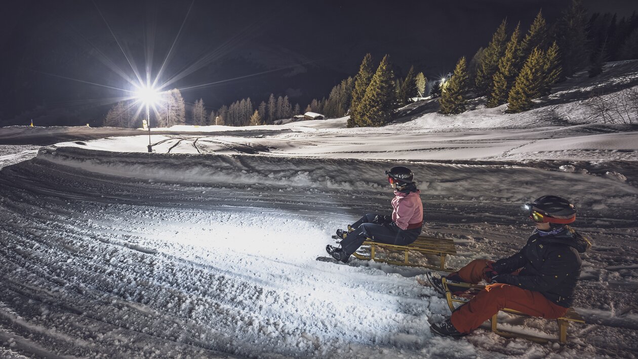 Nachtschlitteln am Rinerhorn  | © Davos Klosters Mountains 