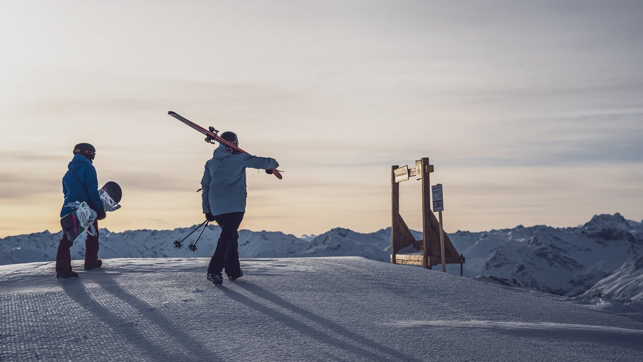Fotoposten für Ski Challange  | © Davos Klosters Mountains 