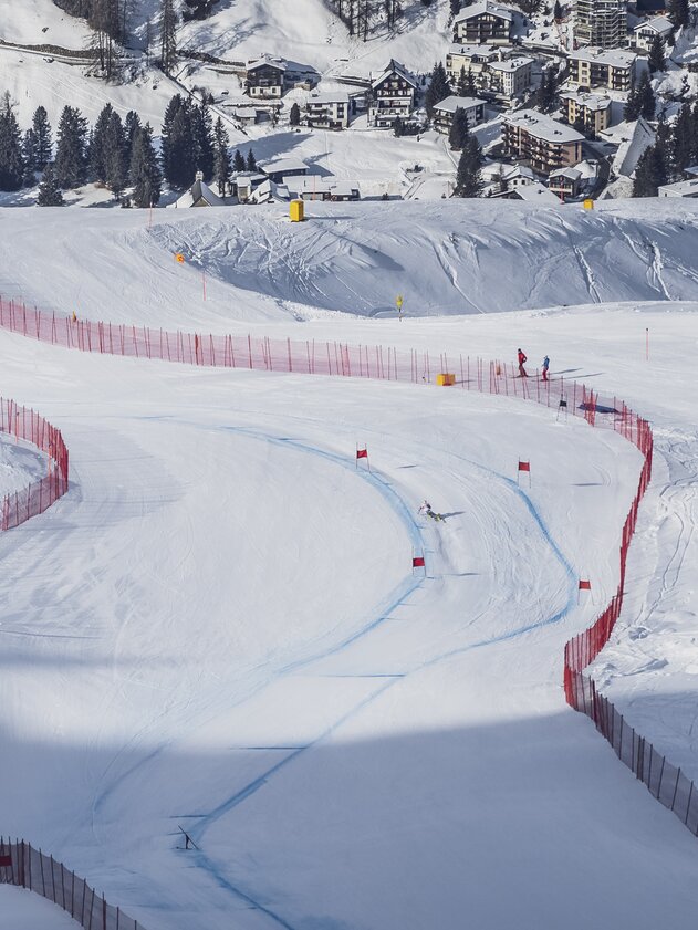 © Davos Klosters Mountains FIS Ski Rennpiste auf dem Jakobshorn in Davos | © Davos Klosters Mountains