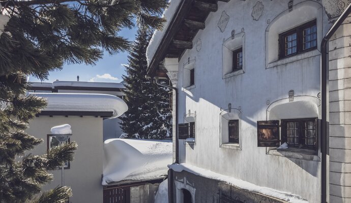 Aussenansicht des kleinen Davoser Hüsli. | © Davos Klosters Mountains