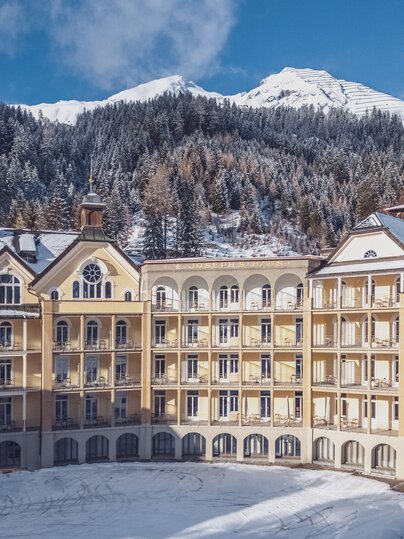 Aussenansicht kompletter Gebäudekomplex | © Davos Klosters Mountains 