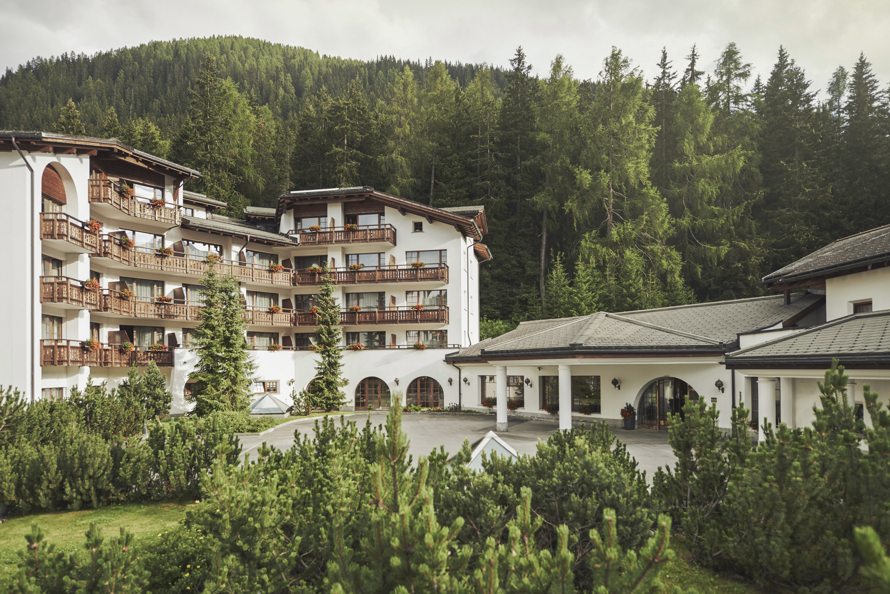 Haupteingang Waldhuus Davos | © Davos Klosters Mountains