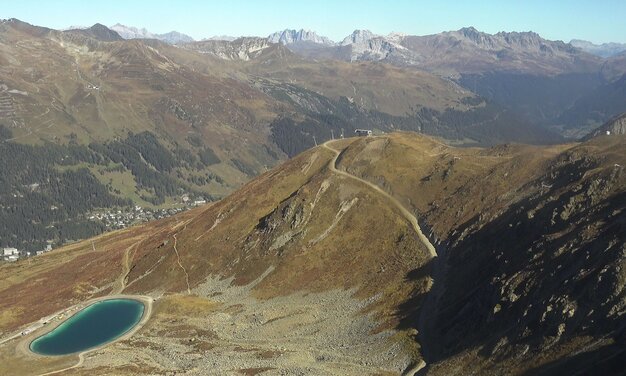 Blick auf den Bräma Jet | © Davos Klosters Mountains